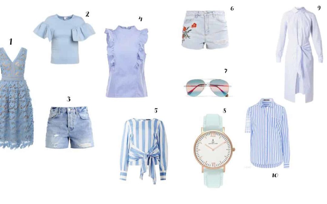 TREND FOR SUMMER: SHADES OF BLUE