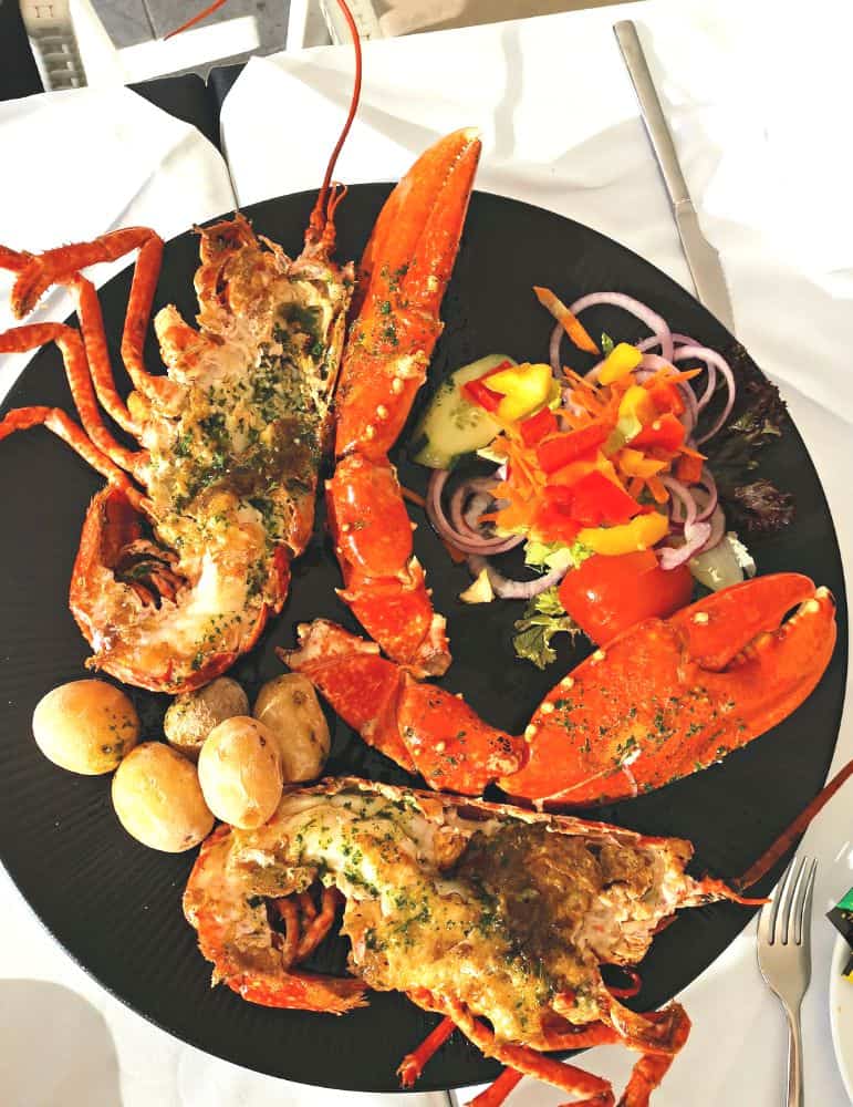 5 things to do in Tenerife. Blue Lobster El Gran Sol Playa Fanabe Restaurant