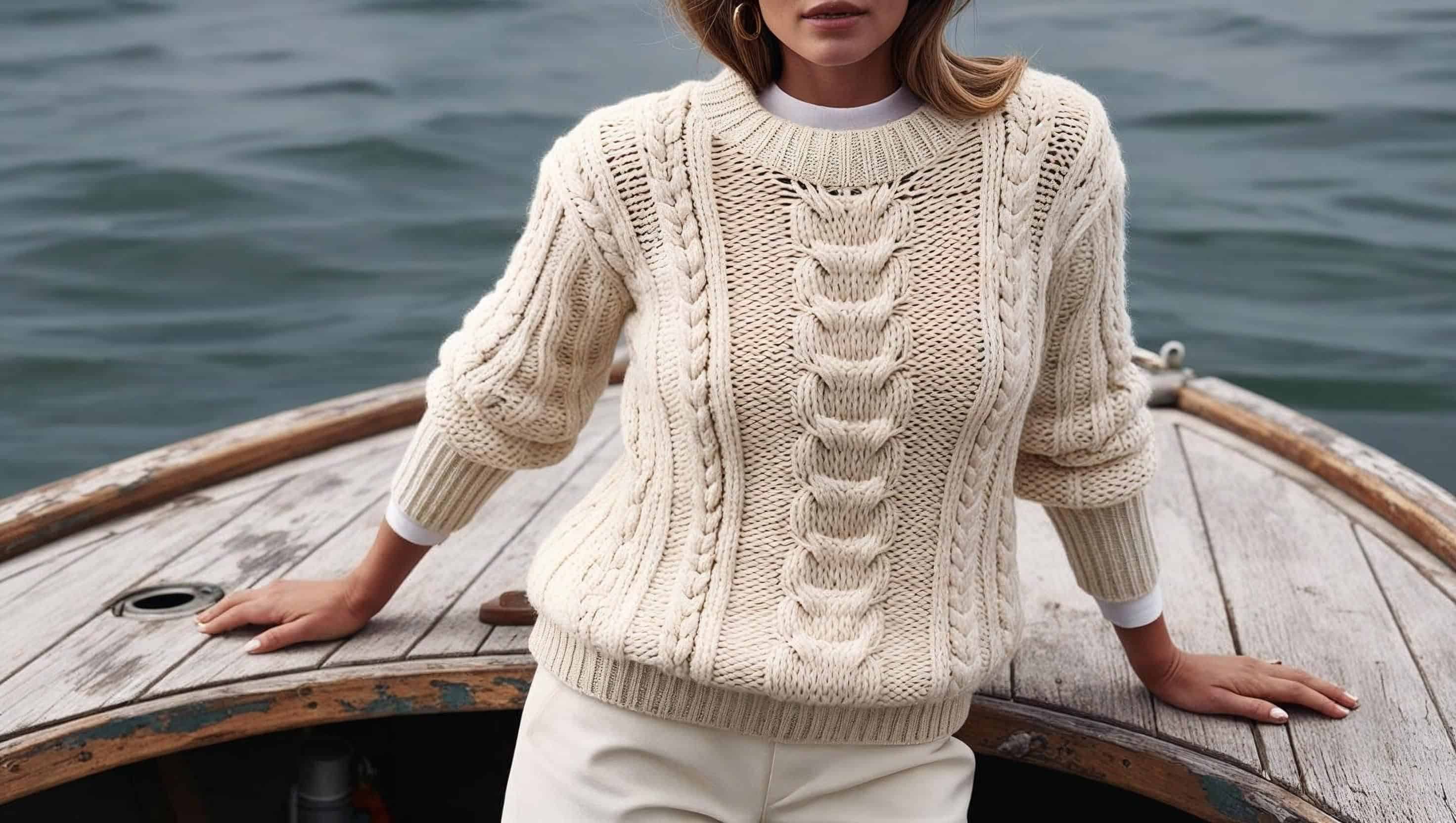 Fisherman Style: chunky sweater