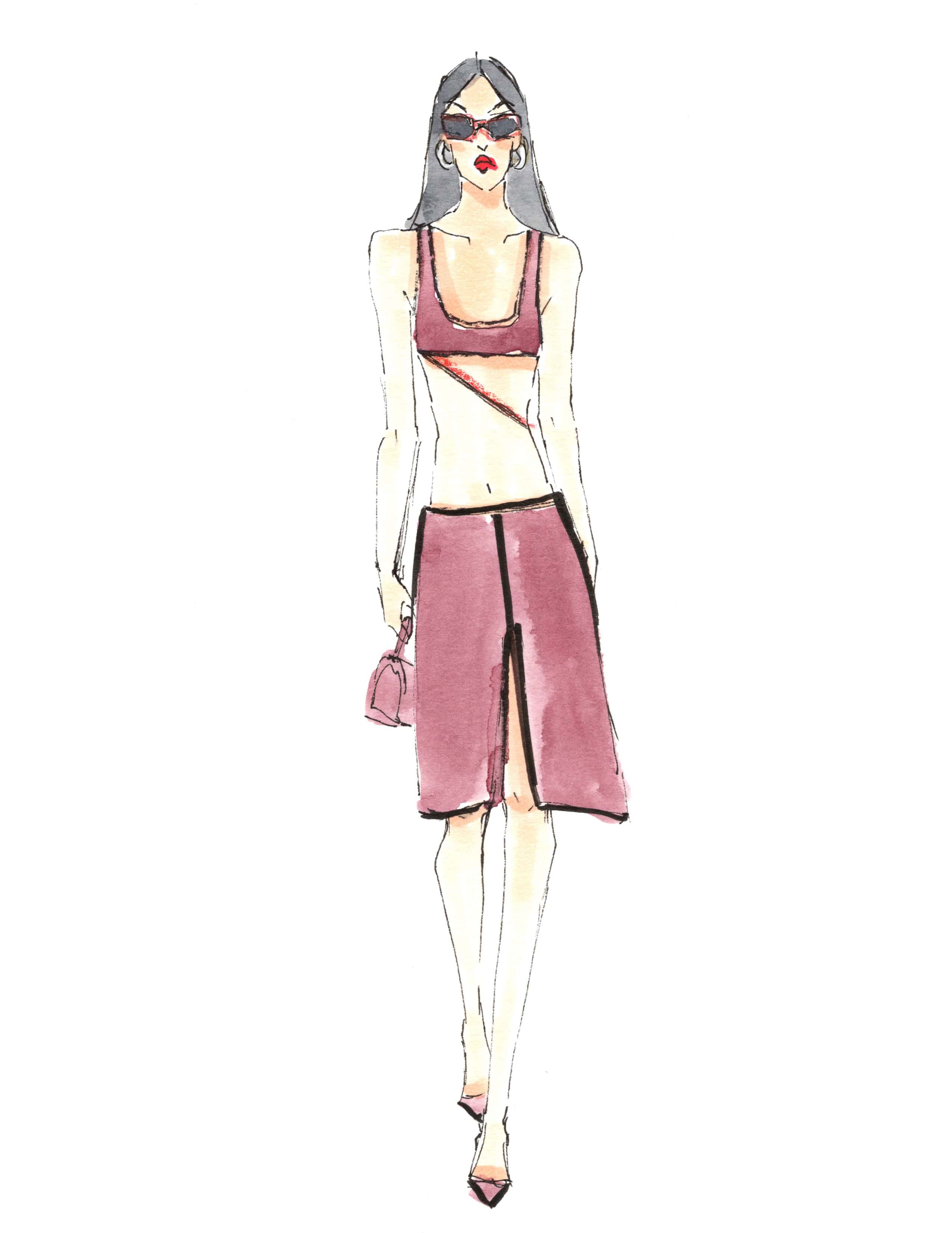 fashion-illustrator-bella-5 Bella, an illustrator whose work seamlessly blends raw emotion with bold expression