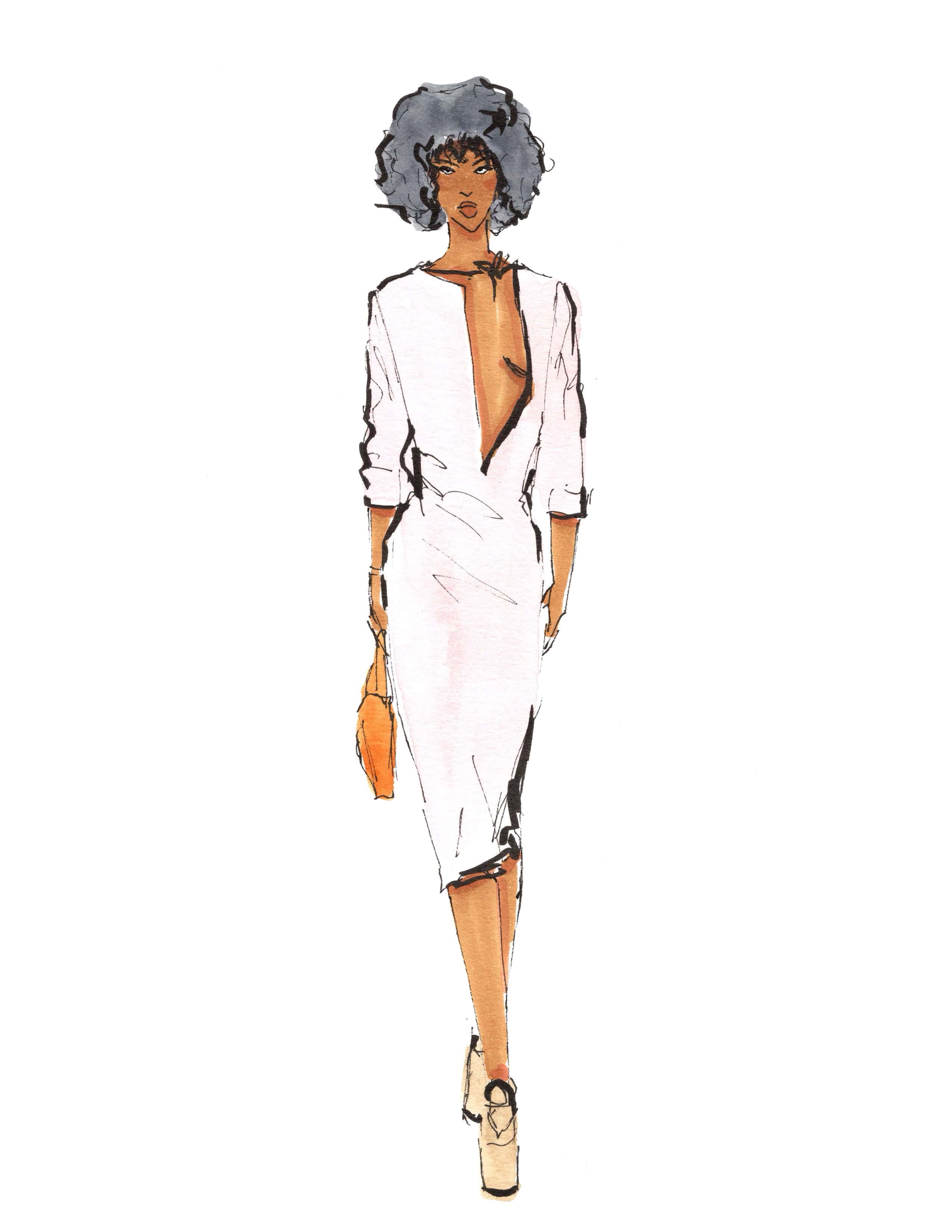 fashion-illustrator-bella-6 Bella, an illustrator whose work seamlessly blends raw emotion with bold expression